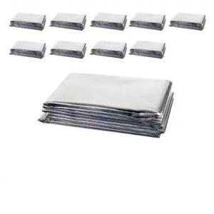 휴대용 비상담요 은박 보온 체온유지 X 10개입