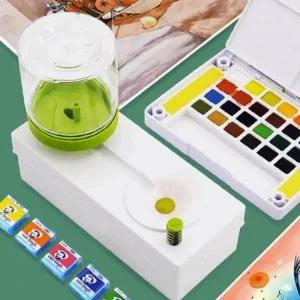 수채화 물통 물감통 브러쉬린서