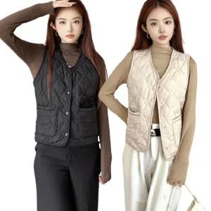 (빅사이즈)여성 경량 골프 등산 베스트 퀼팅 패딩조끼