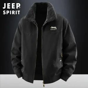 JEEP SPIRIT 남성 겨울 양면자켓 기모 안감 바람막이 점퍼