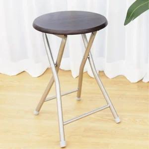 접이식 원형의자 등받이없는 간이 체어 다용도의자