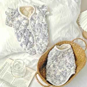 강아지 블루 2xL 옷 프린팅 프릴 S에서 프리미엄 조끼 누빔 고양이 추천