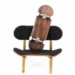 트럭 전문 갑판 스 나무 지판 금속 세트 링 장난감과 핑거 보드 바퀴 손가락