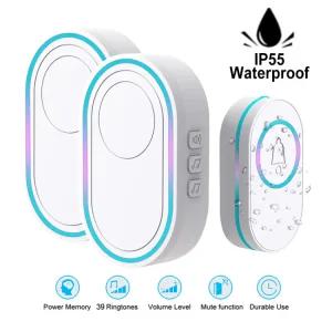 39 음악 컬러 미국 초인종 방수 무선 EU 환영 노래 홈 코드 화이트 스마트 플러그