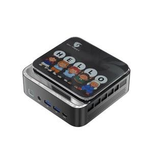 채트리 미니 PC AMD Ryzen 7 7735HS 16GB DDR5 RAM 1TB SSD(8C/16T, 4.75GHz 최대), 2.5G LAN/Win 11 Pro/6x USB 3.1/Type-c/Wi-Fi 6/BT 5.2/3 화면 디스플레이를 갖춘 Radeon 680M 게이밍 컴퓨터