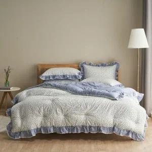 프릴 순면 광목 싱글 차렵이불세트