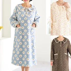 [엄마옷 로즈맘] 하존카라수면홈웨어원피스