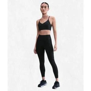 [나이키] NIKE 유니버사 하이웨이스트 78 노 프론트 심 레깅스 W - 블랙 앤트러사이트 다크 스모크