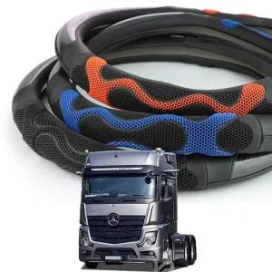 벤츠 악트로스 핸들커버 트럭 A타입 벌집그립 카바 자동차 차량용 열선 극세사 가죽 럭커버 대형럭 버스 화