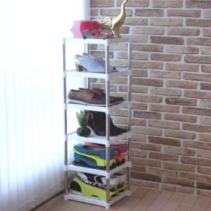 [프로셀러] 신발장 겸용 조립식 6단 선반