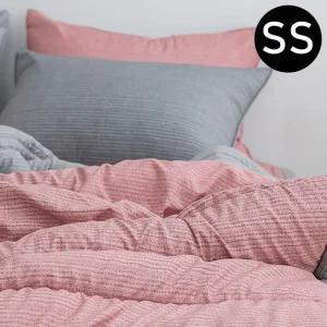 [프로셀러] 솔트 간절기이불 베개커버세트 슈퍼싱글SS 레드