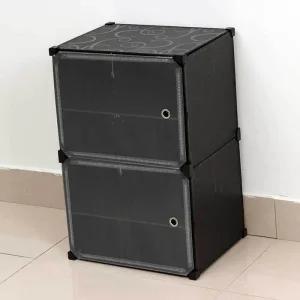 [프로셀러] 41cm 현관 신발장 4단 아파트 신발 보관 도어형