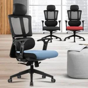 [프로셀러] d5 책상의자 회전바퀴 허리편한 피시방 쿠션 높이조절