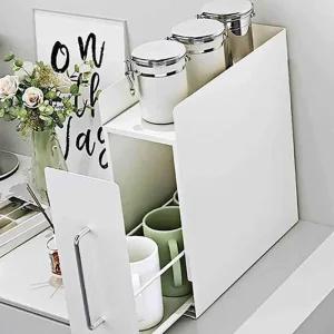 [프로셀러] 수납박스 슬라이딩 정리함 주방수납 철제 수납함