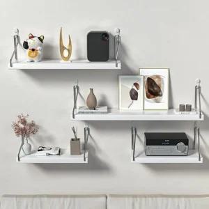 [프로셀러] 선반 벽걸이 인테리어 스텐 무타공 가로 화이트