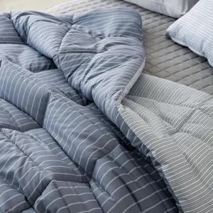 [프로셀러] 어반라인 리버서블 차렵이불 Q 그레이 1P 솜이불 침구