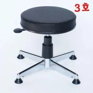 [프로셀러] 진찰의자 원형3호 C3 도금발 고정형 진찰실의자 병원