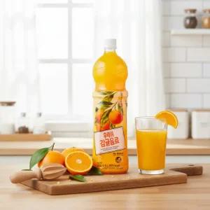 노브랜드 Fresh 제주감귤음료 1.5L 12입