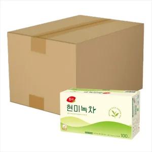 동서 현미녹차 100Tx24개(1박스)/무료배송x넉넉한 유통기한