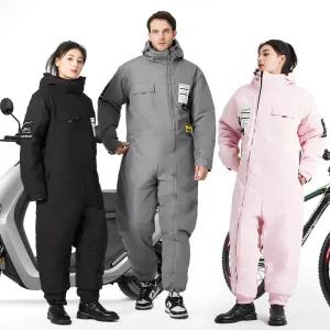 오토바이 방한복 겨울 우주복 라이더무드 스즈키 정비복 일체형 방수 전신 보온