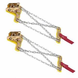 아이스 머드 타이어 체인 겨울용 자동차 스노우 망간강 미끄럼 방지 조절 가능 휠 벨트 액세서리)