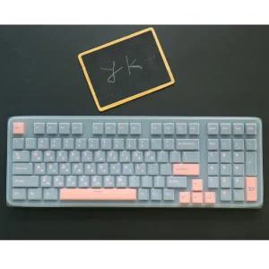 지클릭커 파도프로젝트 WMK800B 98키 키스킨 호환용 고급 TPU 방수 키보드 커버