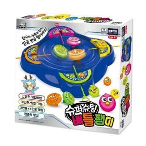 어린이 배틀 팽이 장난감 4인용 슈팅 팽이 장난감 회전 대결