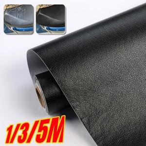 자동차 좌석 소파 의자에 대 한 마그네틱 접착 가죽 장식품 블랙 수리 패치 리퍼브 인공 스티커 5/3/1M 길