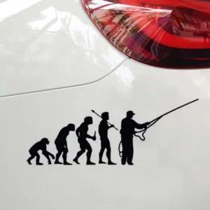 뒷유리 다름S 피싱 에볼루션 스티커 A07 / DIY 자동차 주유구