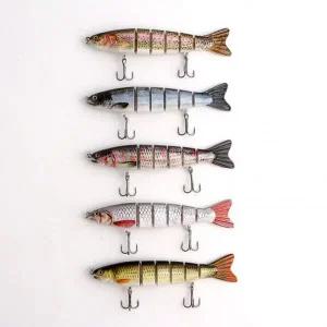 히트피싱 6단 관절 루어 5p세트 낚시 미끼