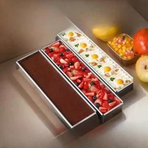 대형 티라미수 오븐 긴 파운드 빵틀 몰드 틀 뚜껑