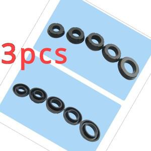 3피스 Rcycle 자동차 브레이크 펌프 피스톤 씰 전면 및 후면 가죽 그릇 수리 키트 바이크 오토바이