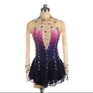 무대복 드레스 피겨의상 로즈 맞춤 피겨복 라이트 갈라쇼