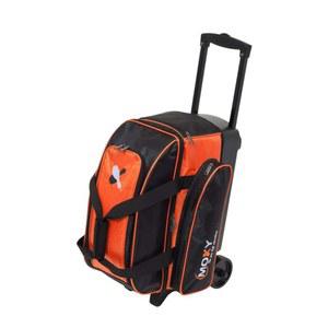 볼러스토어 제품 모시 덕핀 더블 롤러 볼링백 오렌지 블랙 덕핀 볼링공에 완벽 무료 컬러 코디 마이크로 파이버 타월 포함