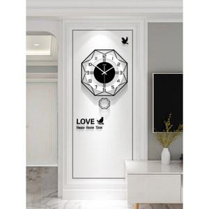 거실 인테리어 북유럽 팔각 대형 벽시계 시계 무소음 벽걸이 오리엔트 예쁜