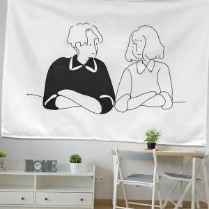 대형 패브릭 포스터 바라보기 L 페브릭포스터