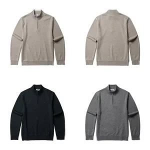 [올젠](타임스퀘어점패션관)밍크 안감 반집업 스웨터 3종1택 ZBF4EU1206