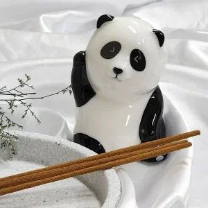 스틱 거치대 판다 디자인 손잡이 홀더 받침대