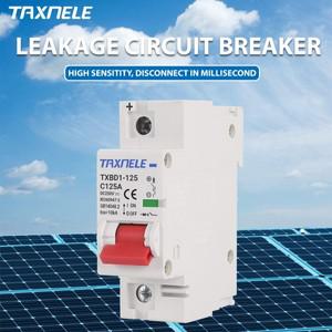 회로차단기   배터리 스위치 DC MCB 단락 과부하 보호 태양 광 PV용 1P 80A 100A 125A 250V