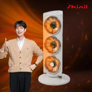 신일전자 대형 전기히터 업소용히터 난로 스토브 사무실 난방기 하이라이트 3구