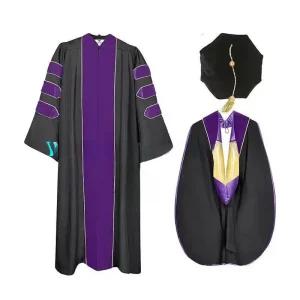 박사가운 학사모 세트 졸업 의상 사진 박사 팔각모