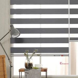 데일리블라인드 콤비 암막 커튼 다크그레이 홈데코 홈인테리어 홈패브릭efg044