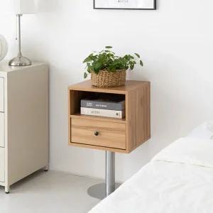 원목 수납협탁 거실 침실 사이드테이블 소파 협탁 수납함