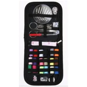 휴대용 재봉가위 눈금자 바느질용 여행 바느질세트 자수 바늘 포함