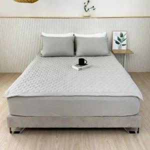 [지나송]니팅플라워 사계절용 침대패드 Q