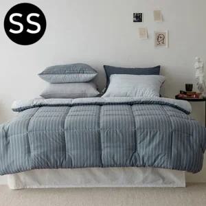 어반라인 차렵이불 베개커버세트 슈퍼싱글 SS 그레이 베개솜 별매