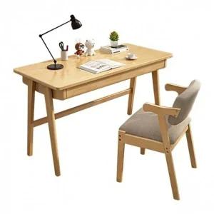 가구산책 고무나무 원목 책상 서랍형 S151