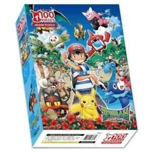 스터 썬앤문 지우의 대모험 직소 퍼즐 100피스