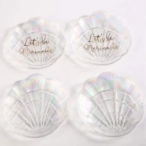 조개 악세서리 인센스 향피우기 오팔 콘 트레이 홀더