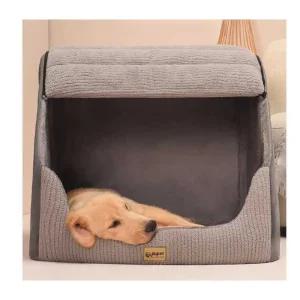 애견 하우스 강아지 탈착식 대형견 실내 방한 따뜻한 개집 집 소형 중형 강아지방음부스